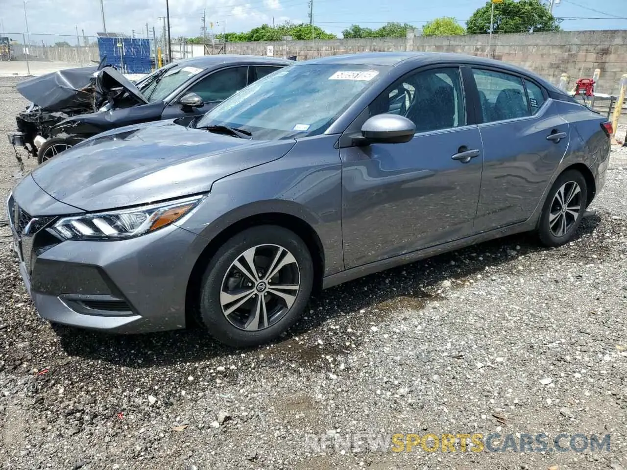 1 Photograph of a damaged car 3N1AB8CV7PY284315 NISSAN SENTRA 2023