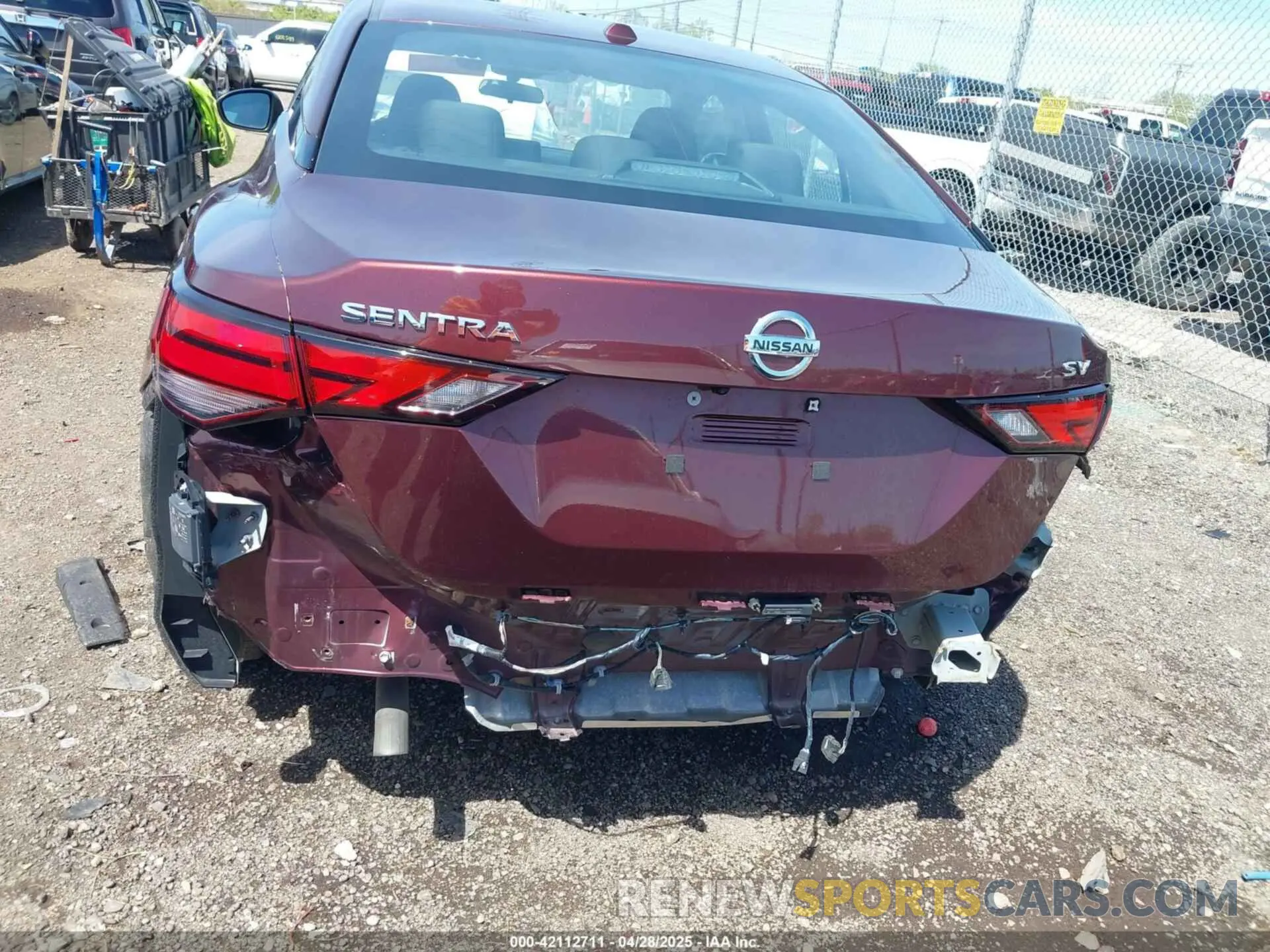 16 Photograph of a damaged car 3N1AB8CV7PY295430 NISSAN SENTRA 2023