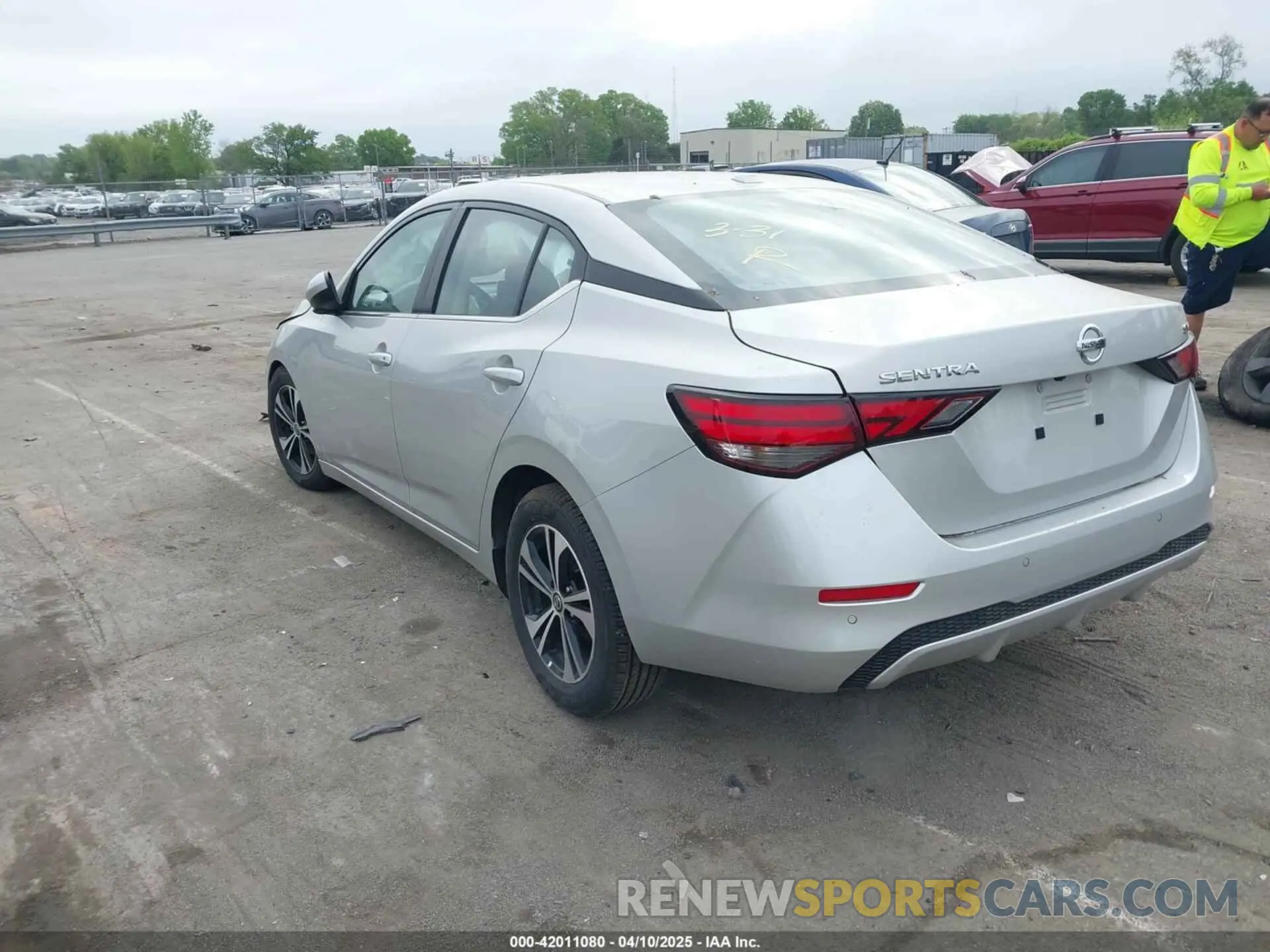 3 Фотография поврежденного автомобиля 3N1AB8CV7PY295573 NISSAN SENTRA 2023