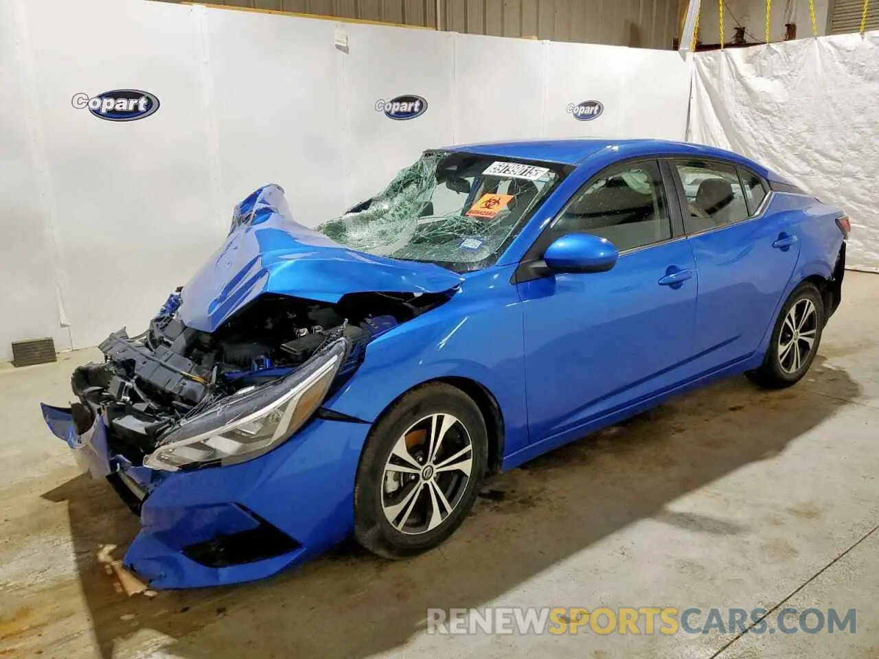 1 Photograph of a damaged car 3N1AB8CV8PY247497 NISSAN SENTRA 2023