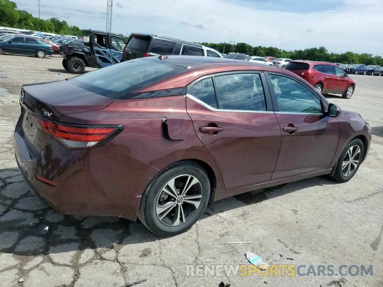 3 Photograph of a damaged car 3N1AB8CV8PY292990 NISSAN SENTRA 2023