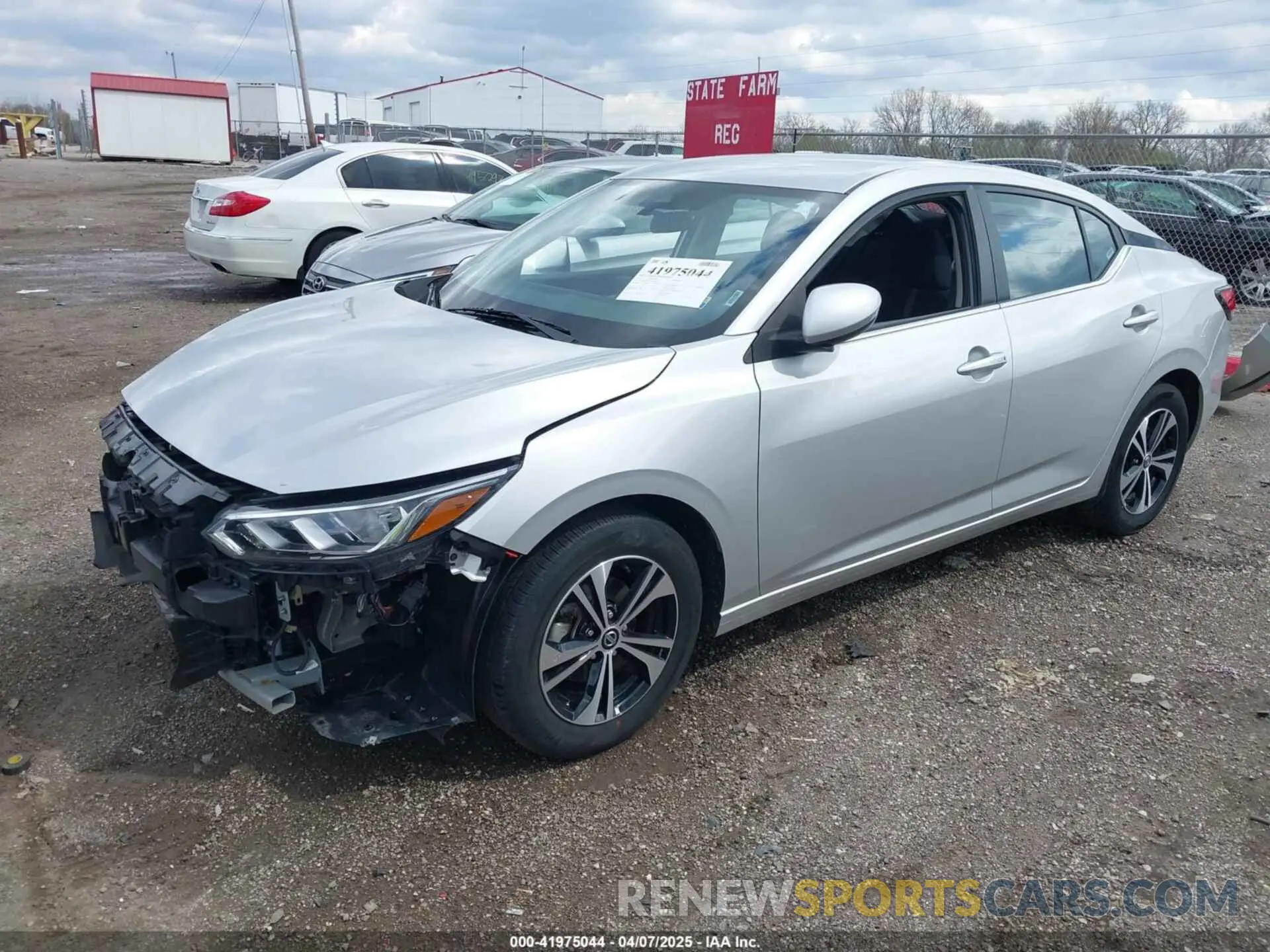 2 Photograph of a damaged car 3N1AB8CV8PY296764 NISSAN SENTRA 2023
