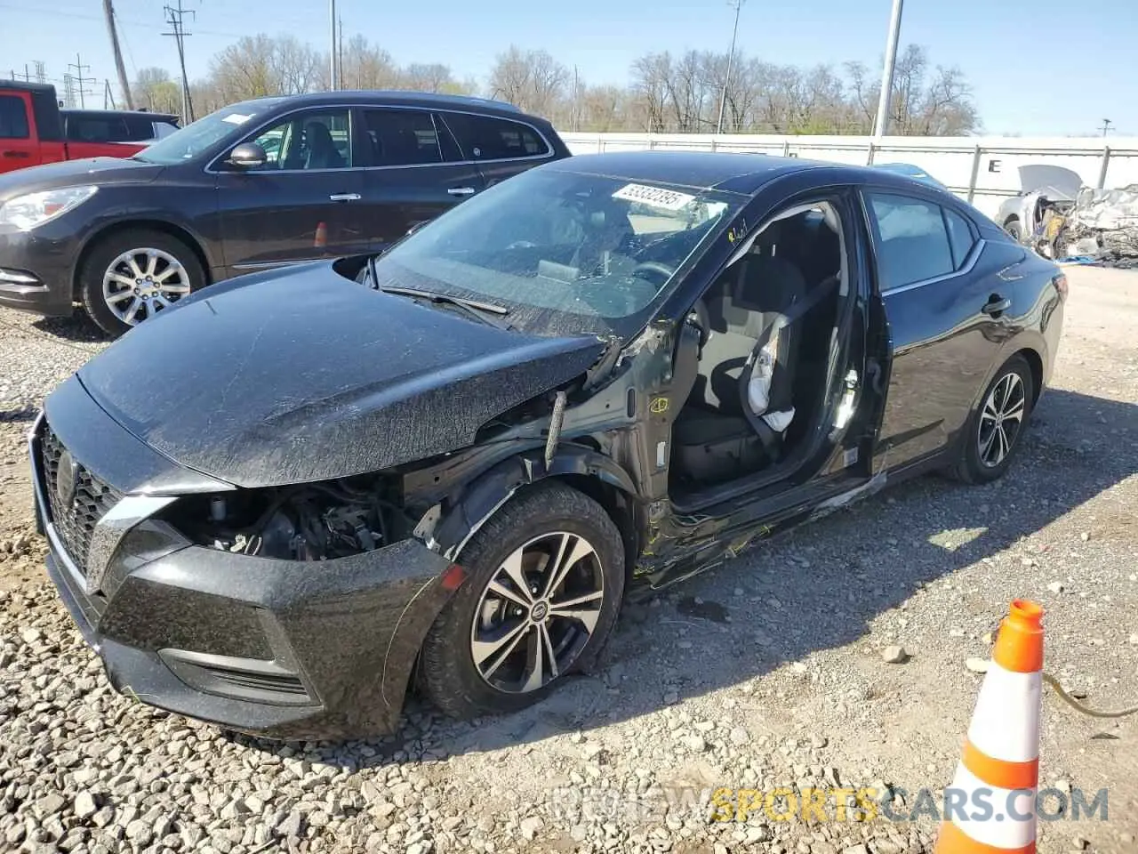1 Photograph of a damaged car 3N1AB8CV8PY313840 NISSAN SENTRA 2023