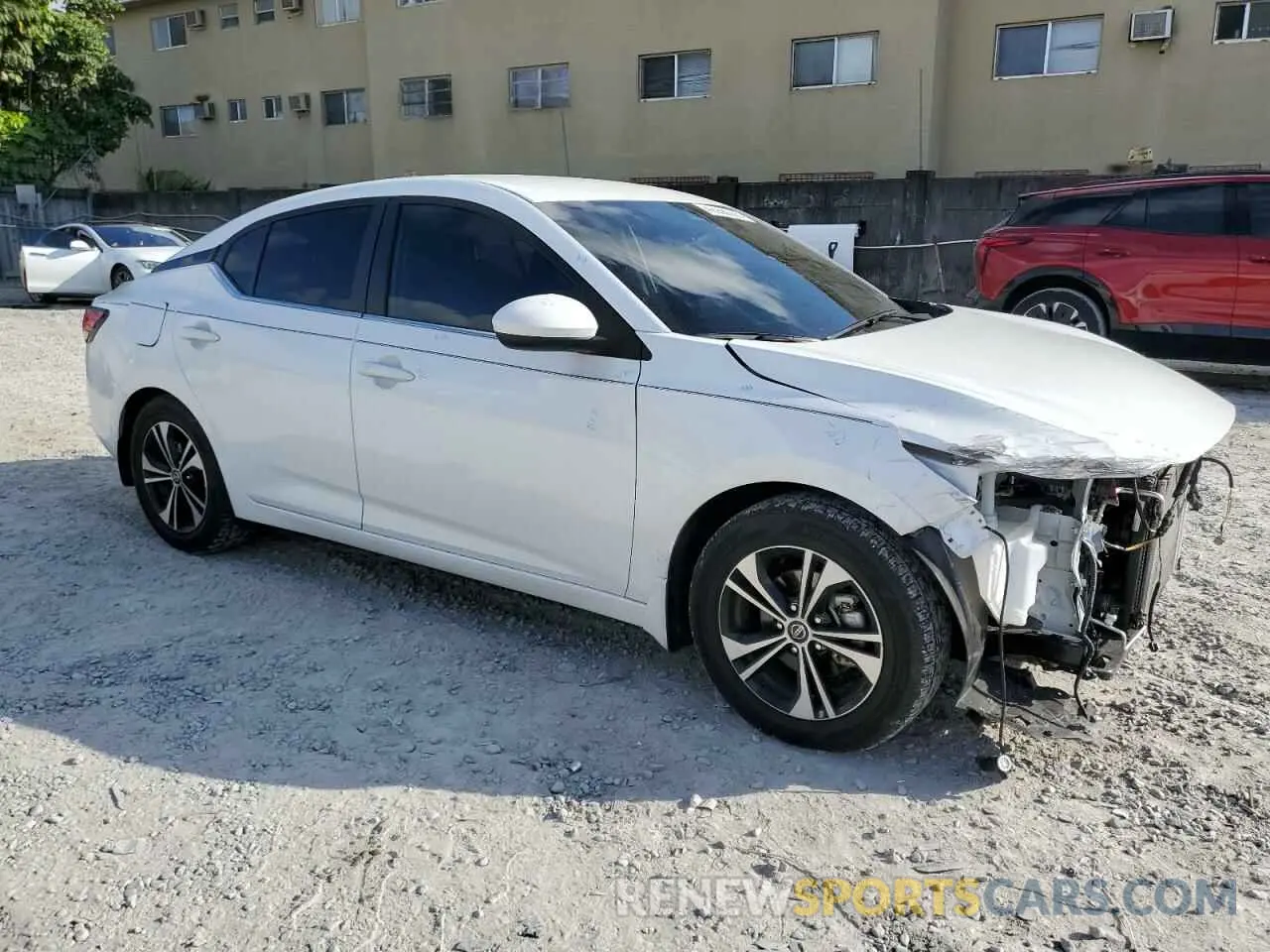 4 Фотография поврежденного автомобиля 3N1AB8CV8PY318827 NISSAN SENTRA 2023