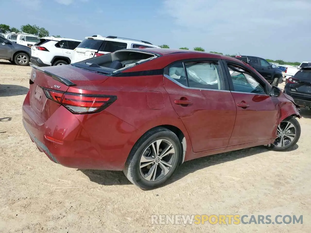 3 Фотография поврежденного автомобиля 3N1AB8CV9PY229459 NISSAN SENTRA 2023
