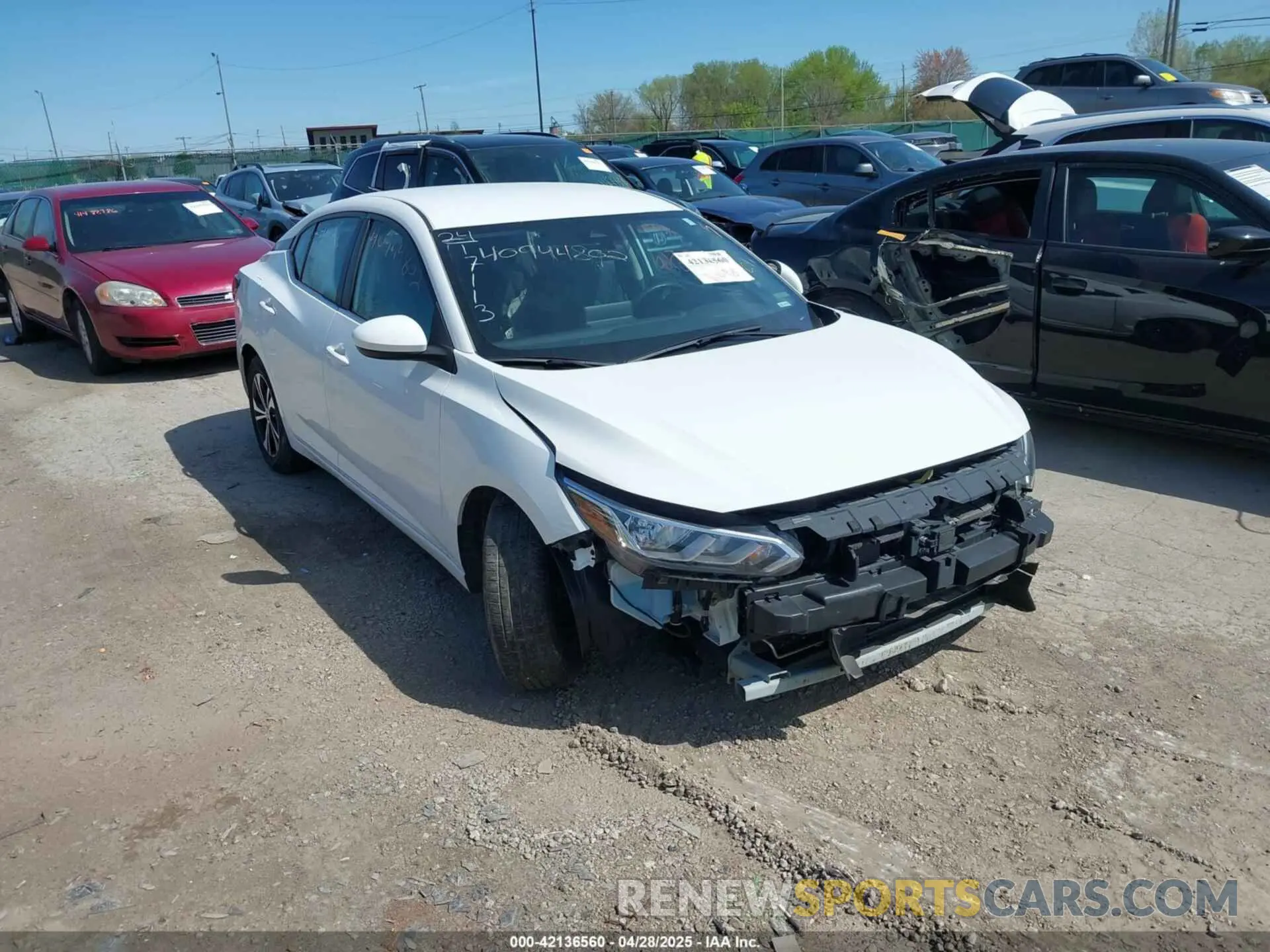 1 Фотография поврежденного автомобиля 3N1AB8CV9PY240090 NISSAN SENTRA 2023