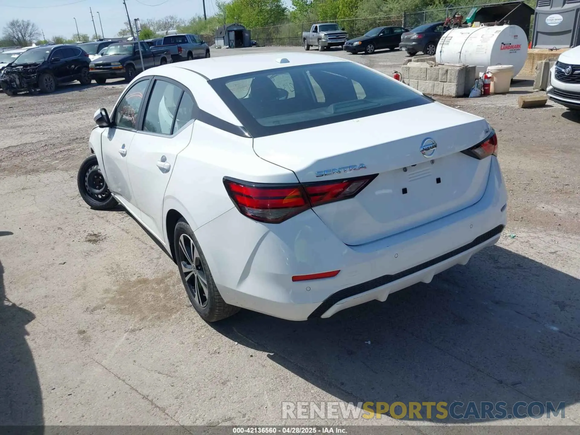 3 Фотография поврежденного автомобиля 3N1AB8CV9PY240090 NISSAN SENTRA 2023