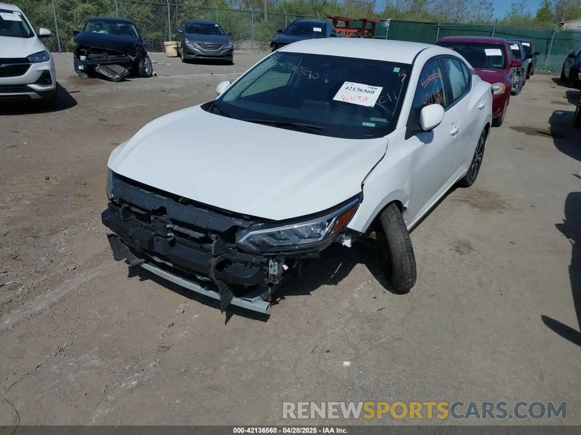 6 Фотография поврежденного автомобиля 3N1AB8CV9PY240090 NISSAN SENTRA 2023