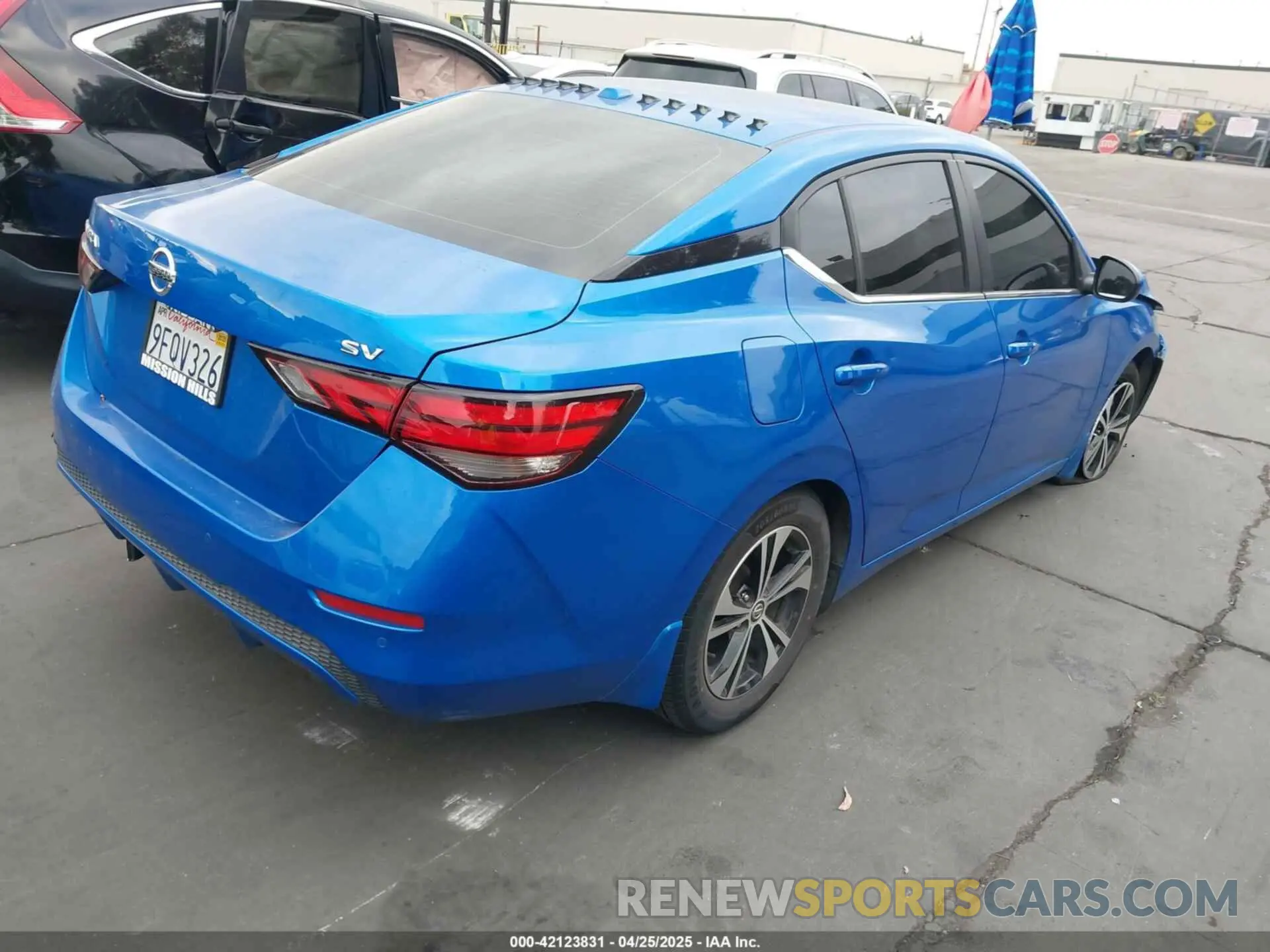 4 Фотография поврежденного автомобиля 3N1AB8CV9PY244057 NISSAN SENTRA 2023