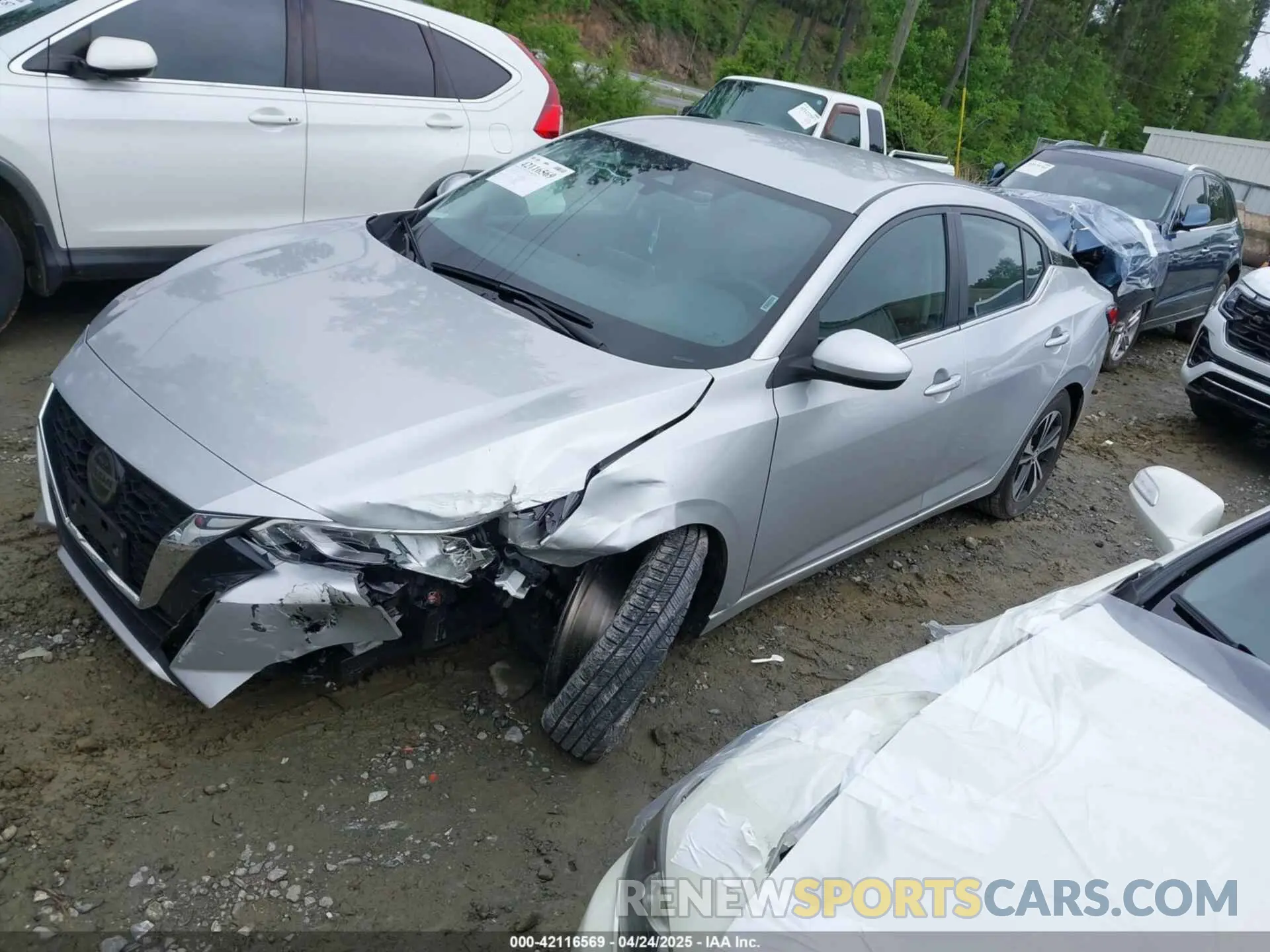2 Photograph of a damaged car 3N1AB8CV9PY285997 NISSAN SENTRA 2023