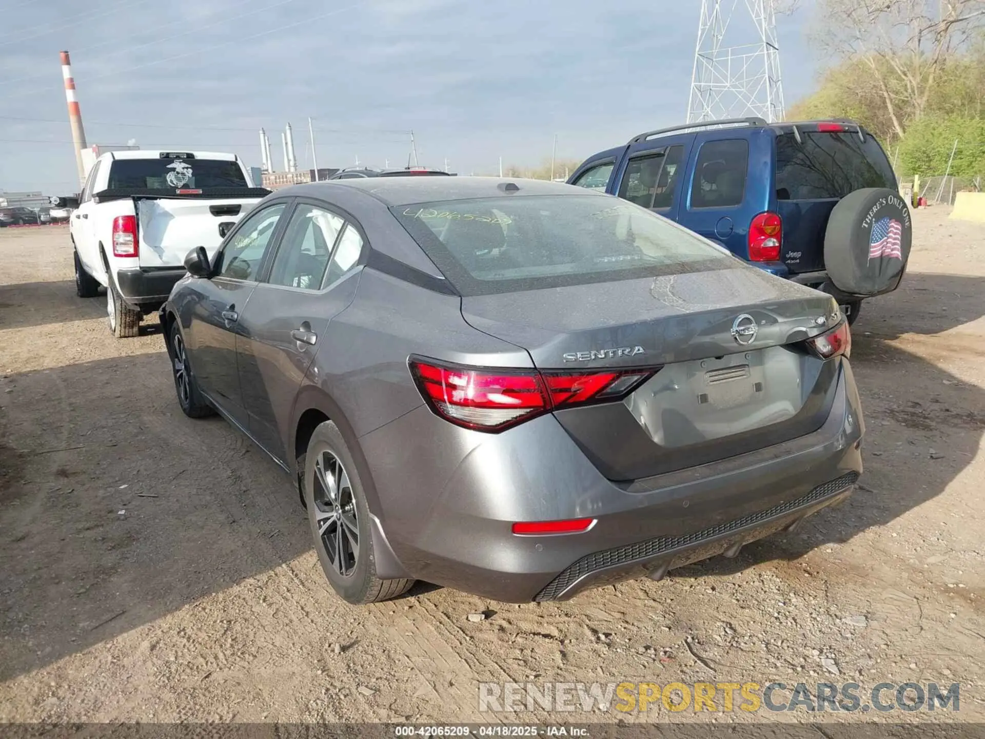 3 Фотография поврежденного автомобиля 3N1AB8CV9PY320909 NISSAN SENTRA 2023