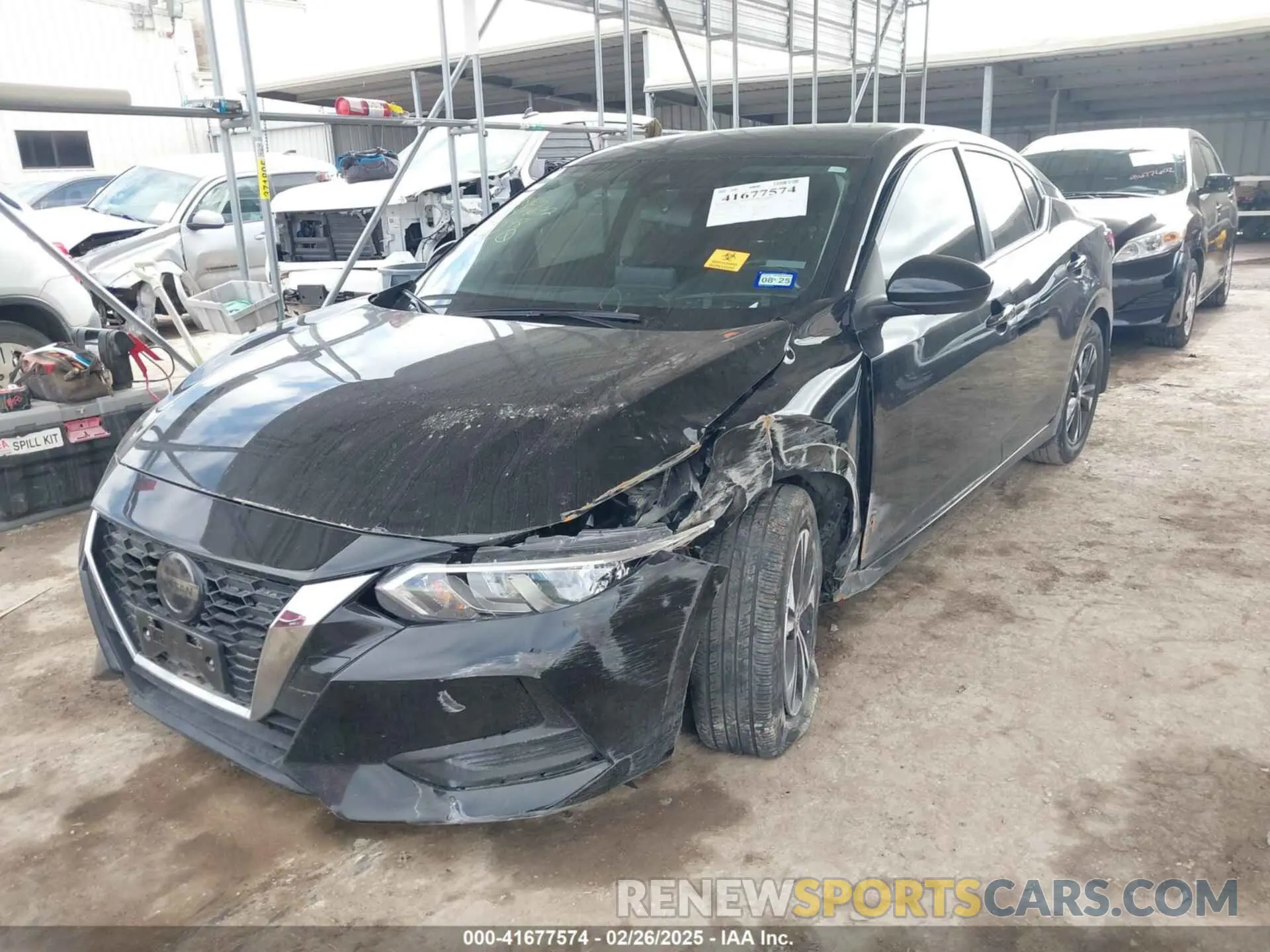 2 Фотография поврежденного автомобиля 3N1AB8CV9PY321848 NISSAN SENTRA 2023