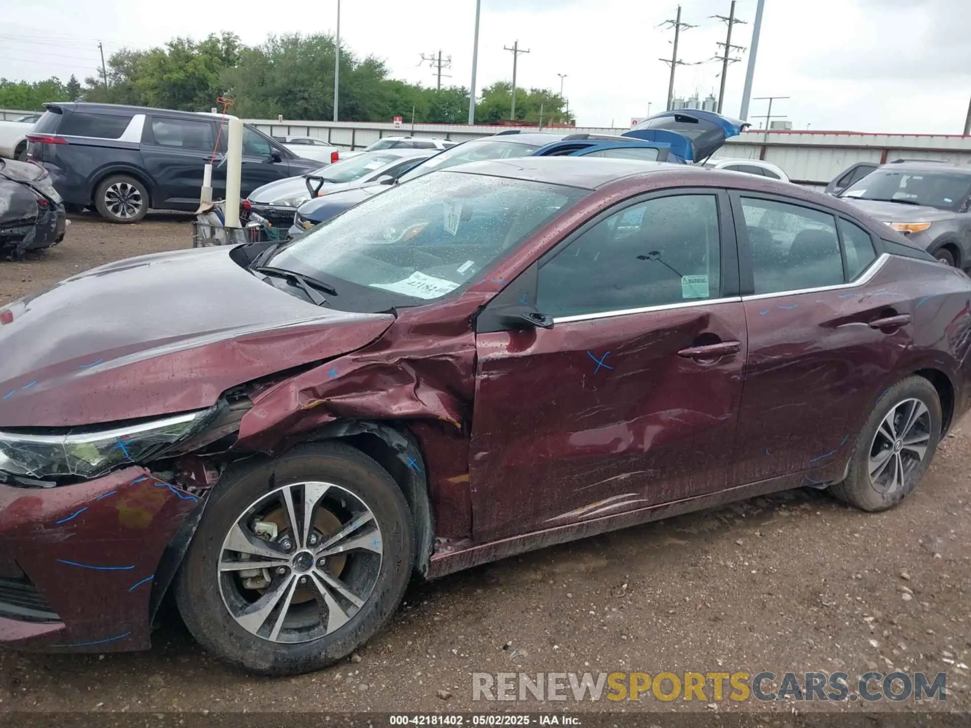 6 Photograph of a damaged car 3N1AB8CVXPY309563 NISSAN SENTRA 2023