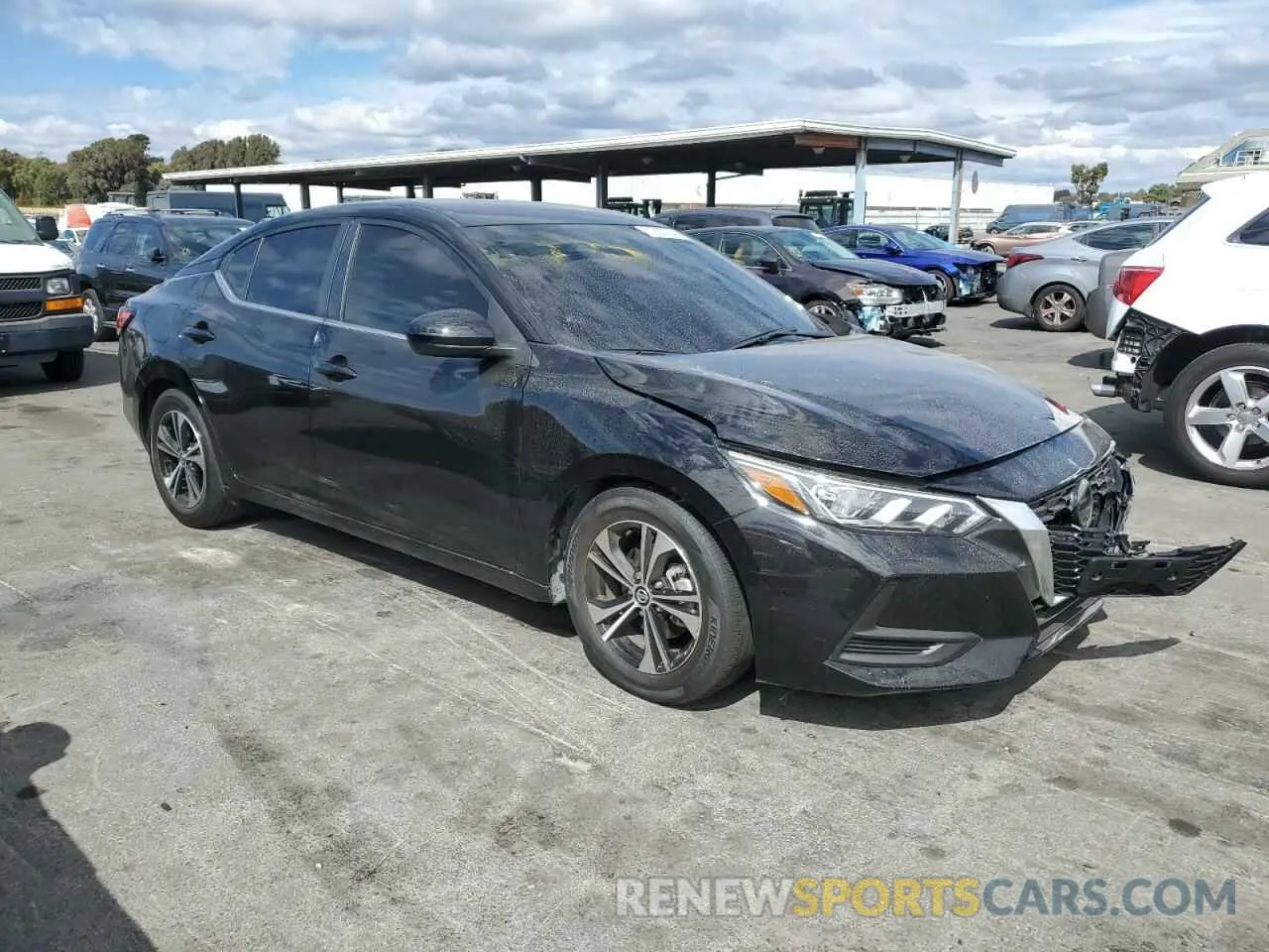 4 Фотография поврежденного автомобиля 3N1AB8CVXPY315671 NISSAN SENTRA 2023