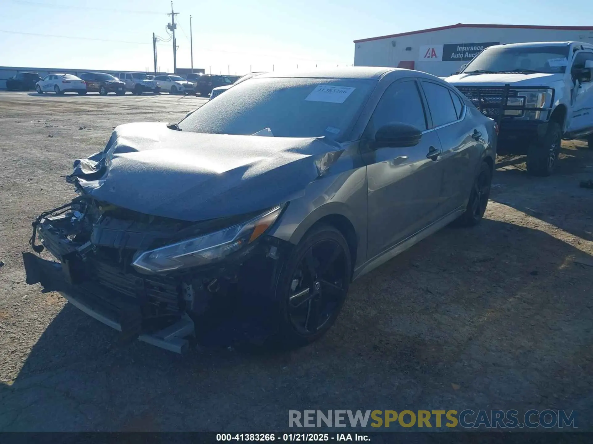 2 Photograph of a damaged car 3N1AB8DV0PY318917 NISSAN SENTRA 2023