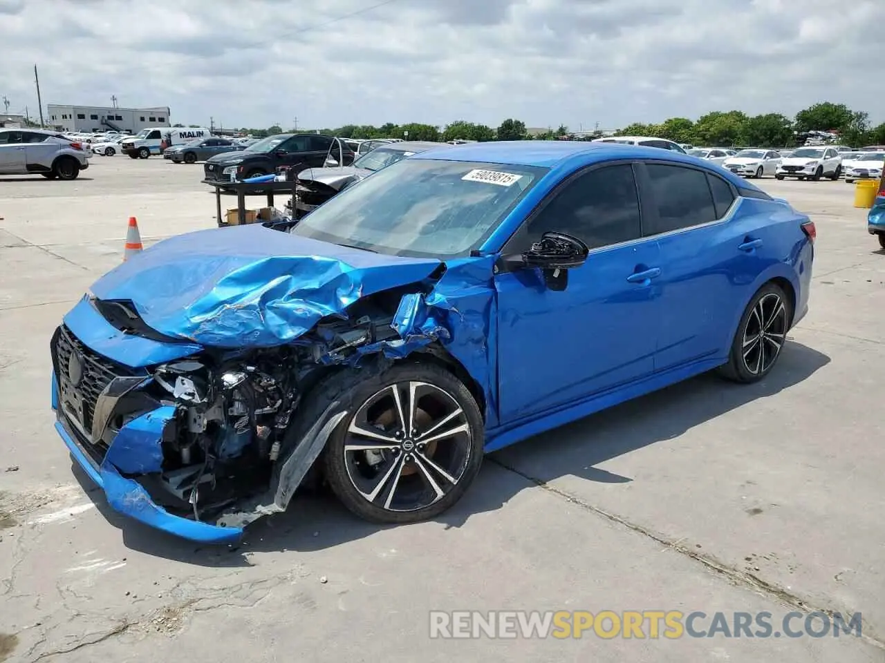 1 Photograph of a damaged car 3N1AB8DV1PY234055 NISSAN SENTRA 2023