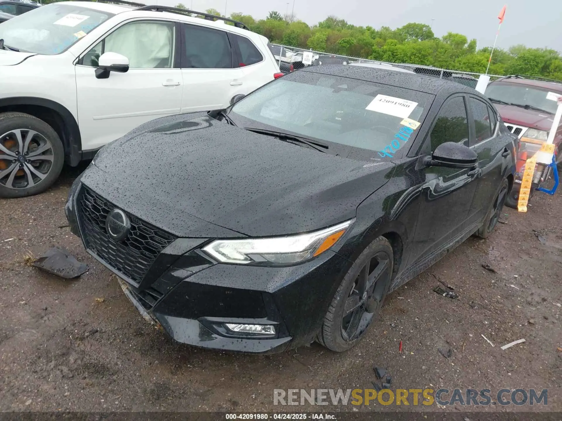 2 Photograph of a damaged car 3N1AB8DV1PY292277 NISSAN SENTRA 2023