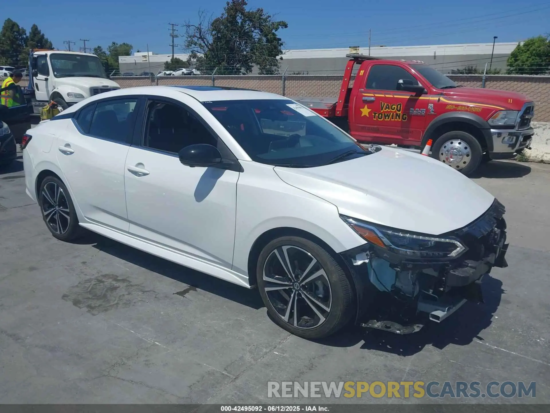 1 Photograph of a damaged car 3N1AB8DV2PY310561 NISSAN SENTRA 2023
