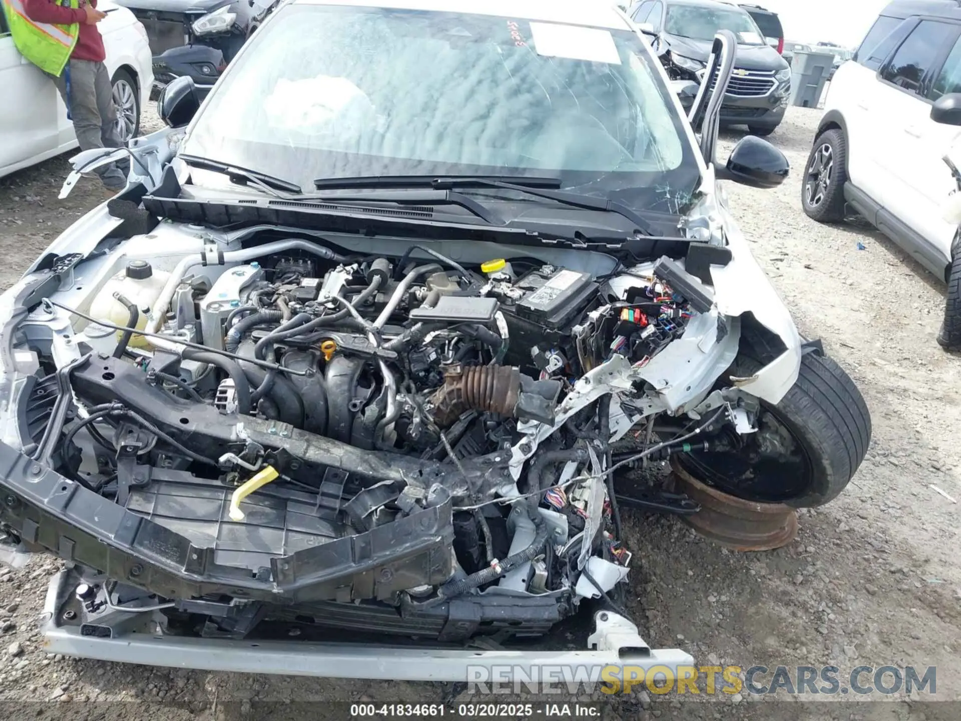 19 Photograph of a damaged car 3N1AB8DV2PY318207 NISSAN SENTRA 2023