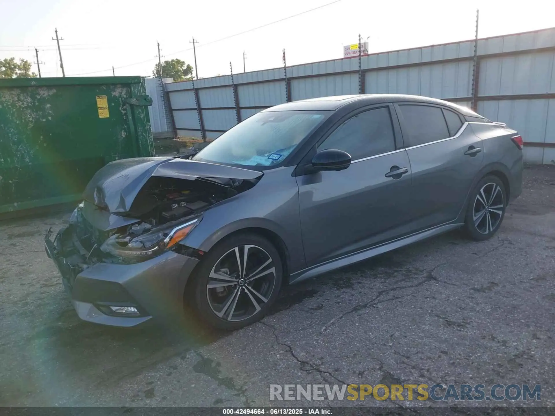 2 Photograph of a damaged car 3N1AB8DV3PY307829 NISSAN SENTRA 2023