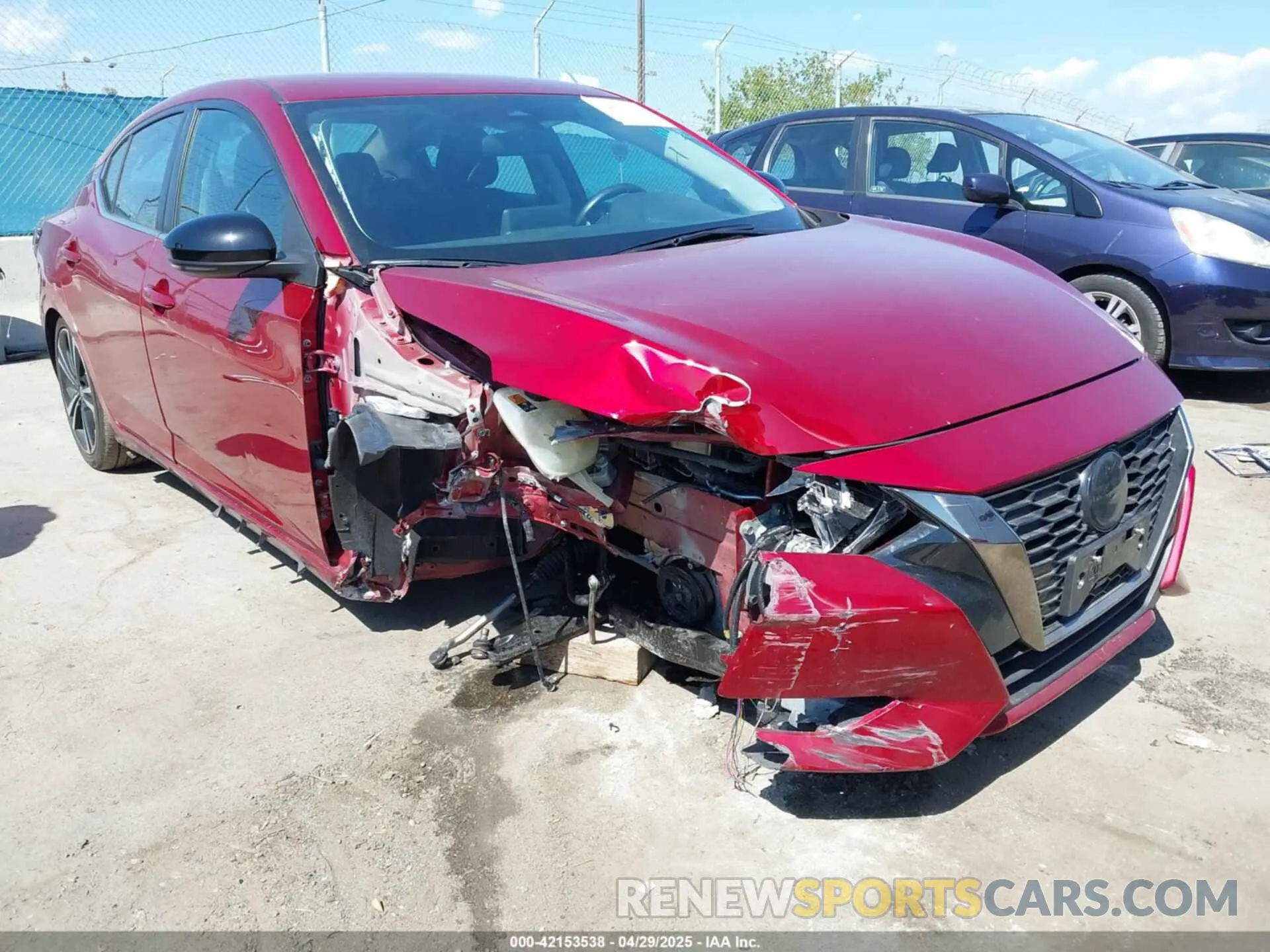 1 Photograph of a damaged car 3N1AB8DV4PY262691 NISSAN SENTRA 2023