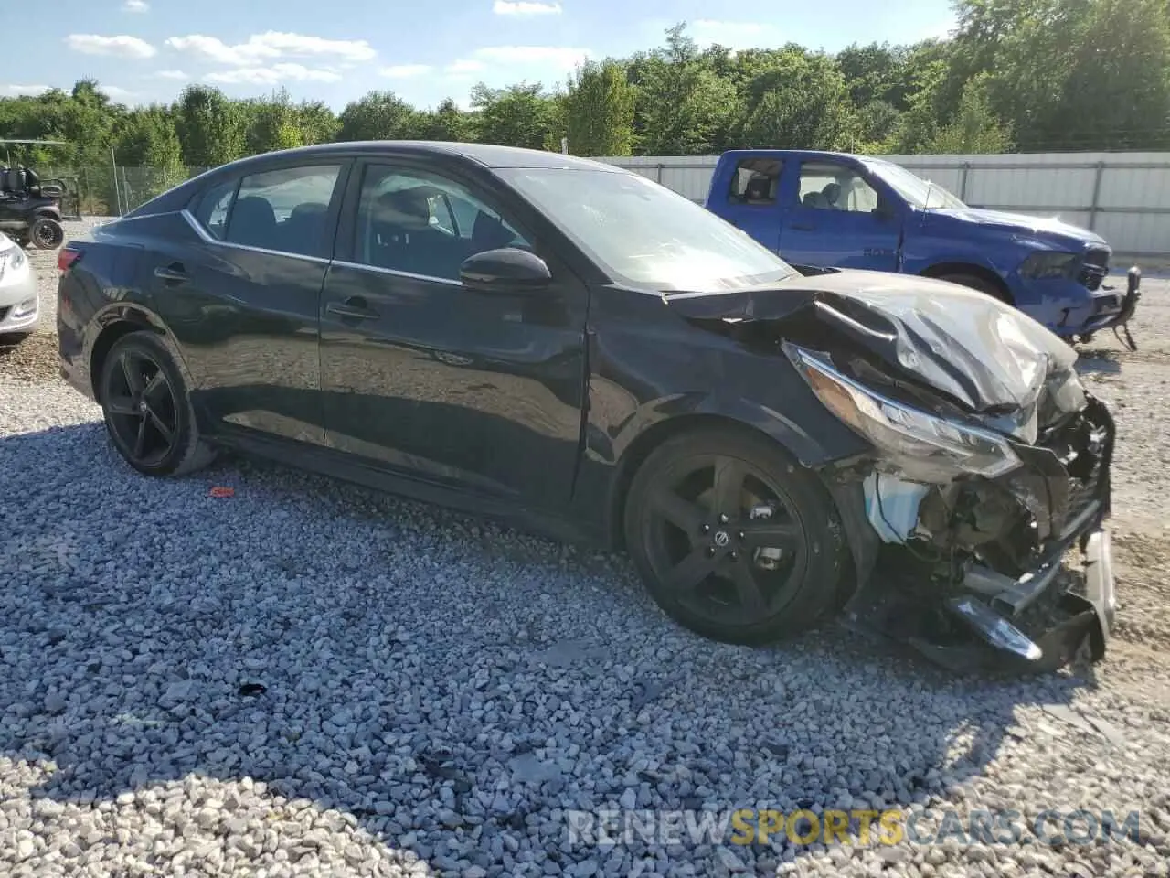4 Photograph of a damaged car 3N1AB8DV4PY303725 NISSAN SENTRA 2023