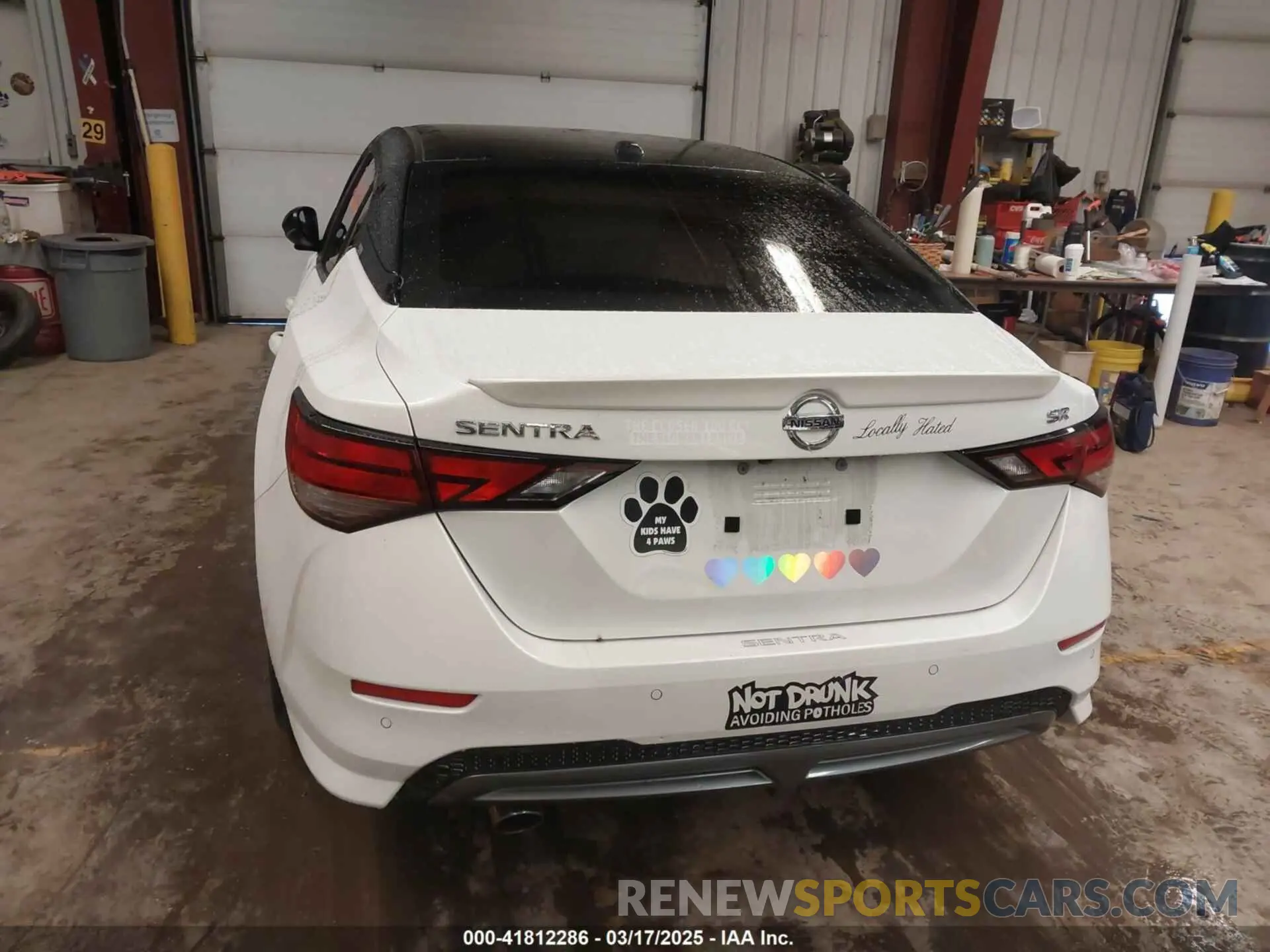 16 Photograph of a damaged car 3N1AB8DV5PY238593 NISSAN SENTRA 2023