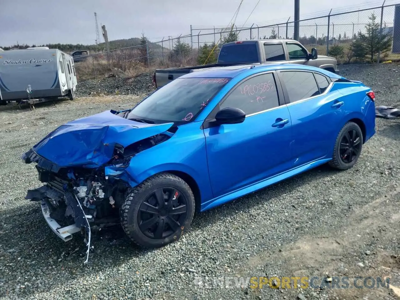 1 Photograph of a damaged car 3N1AB8DV6PY266970 NISSAN SENTRA 2023