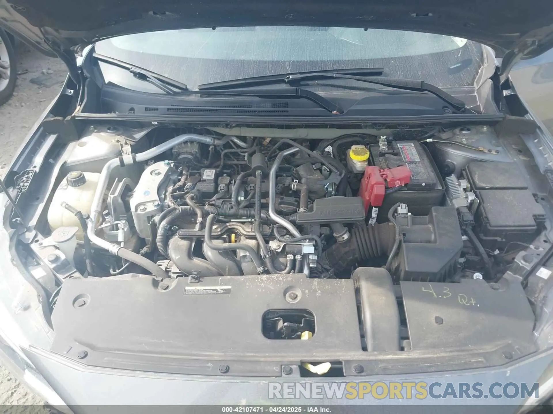 10 Фотография поврежденного автомобиля 3N1AB8DV8PY263326 NISSAN SENTRA 2023