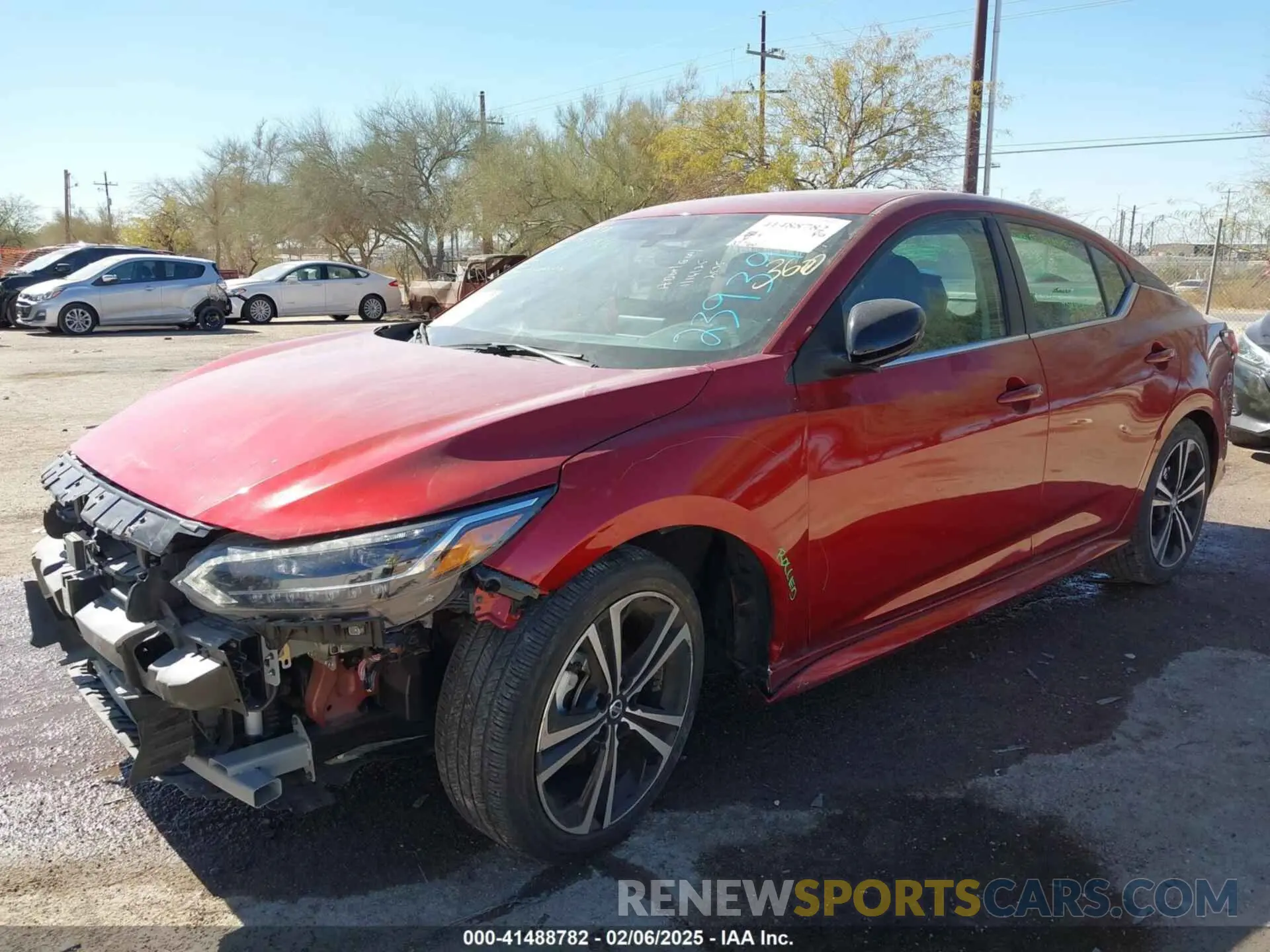 6 Photograph of a damaged car 3N1AB8DV9PY239391 NISSAN SENTRA 2023