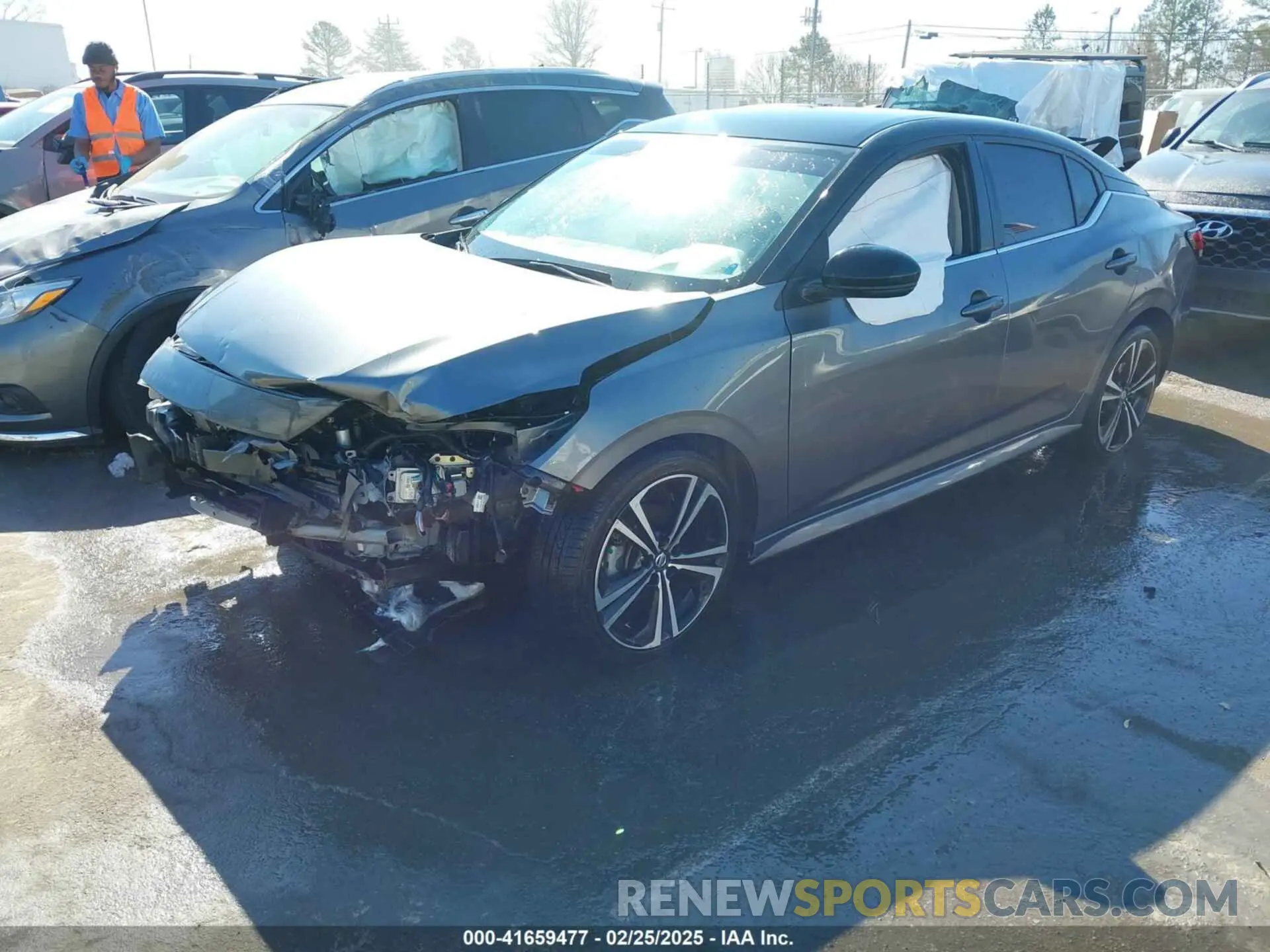 2 Photograph of a damaged car 3N1AB8DV9PY268793 NISSAN SENTRA 2023