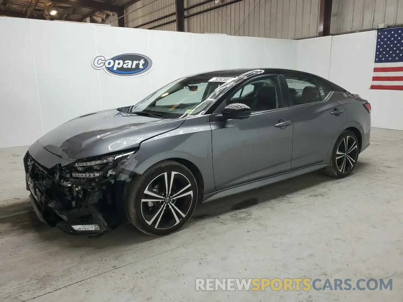 1 Photograph of a damaged car 3N1AB8DV9PY325803 NISSAN SENTRA 2023