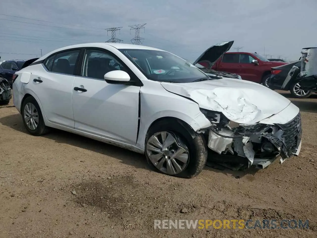 4 Photograph of a damaged car 3N1AB8BV0RY218483 NISSAN SENTRA 2024