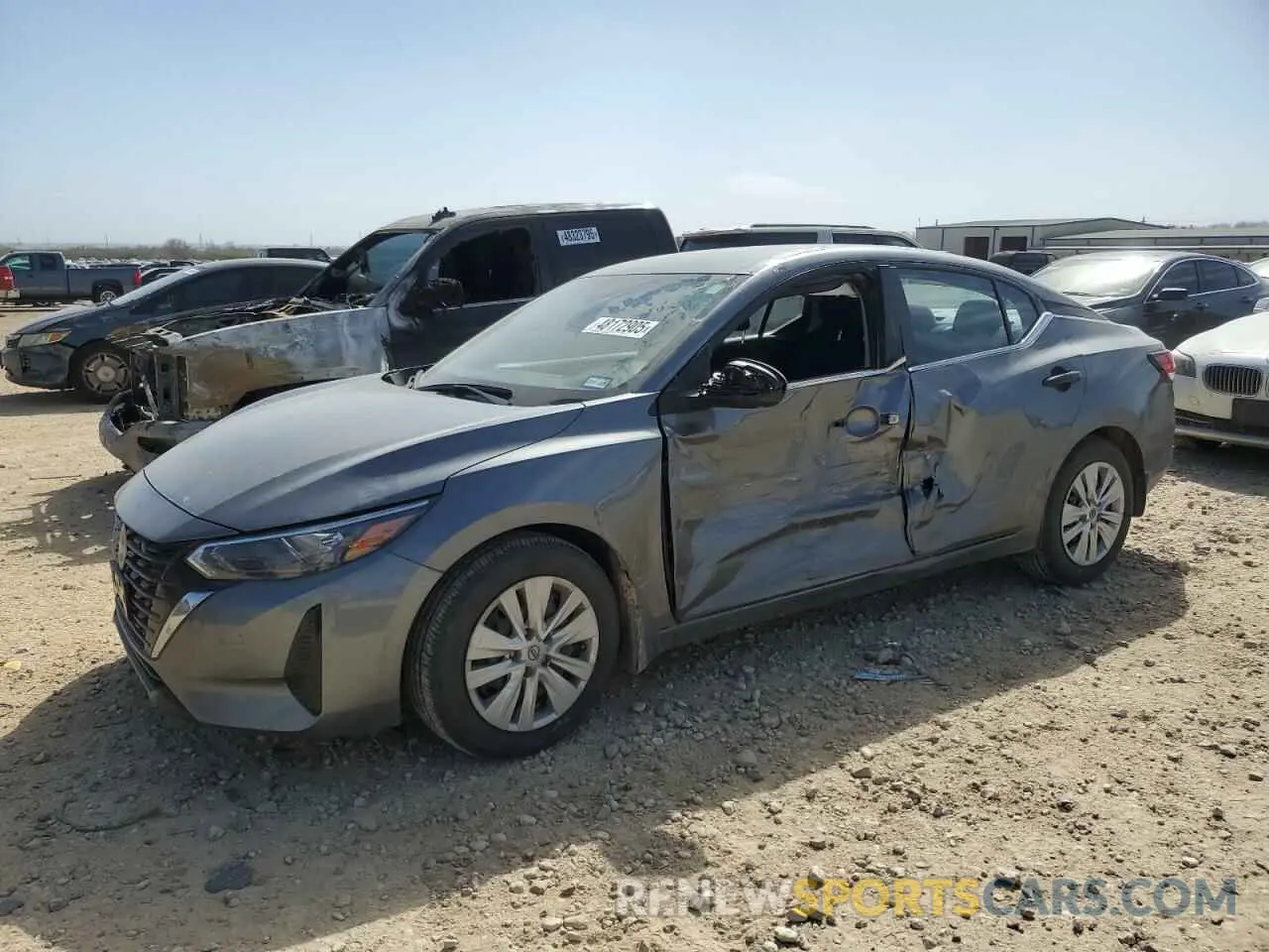 1 Photograph of a damaged car 3N1AB8BV0RY225787 NISSAN SENTRA 2024