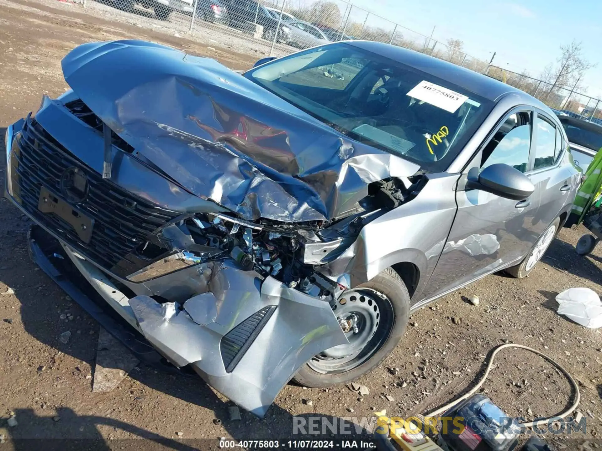 2 Photograph of a damaged car 3N1AB8BV0RY290137 NISSAN SENTRA 2024
