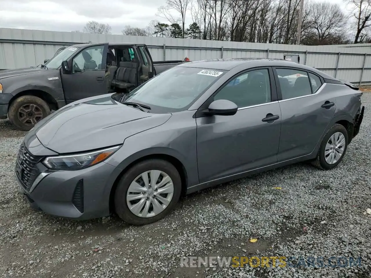 1 Photograph of a damaged car 3N1AB8BV0RY290395 NISSAN SENTRA 2024