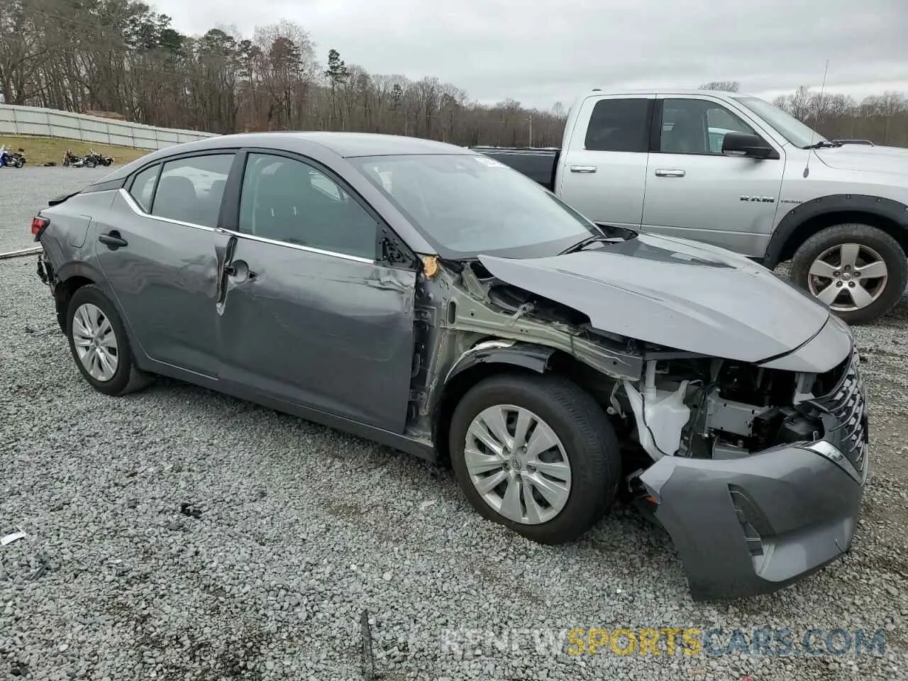 4 Photograph of a damaged car 3N1AB8BV0RY290395 NISSAN SENTRA 2024