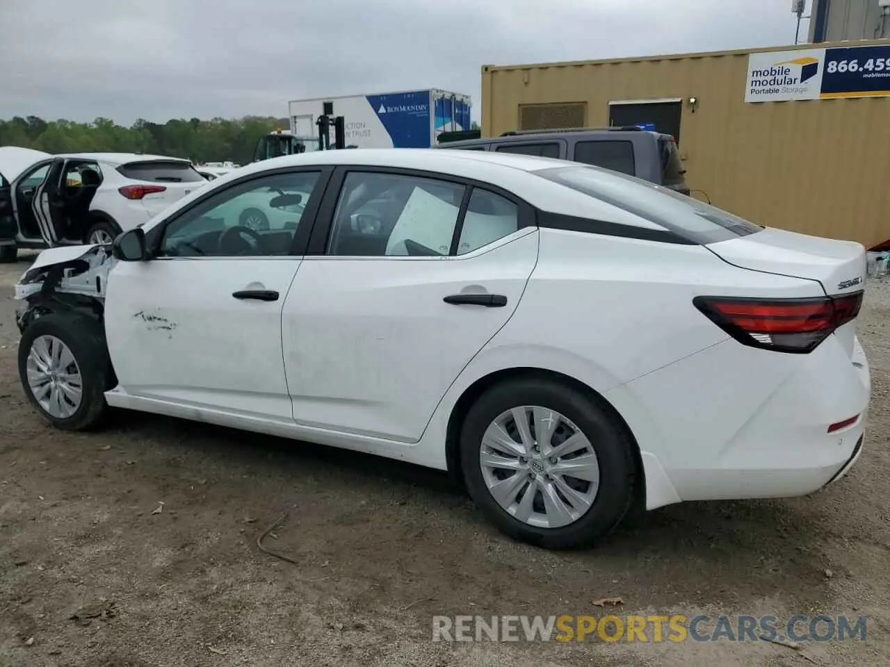 2 Photograph of a damaged car 3N1AB8BV1RY307298 NISSAN SENTRA 2024
