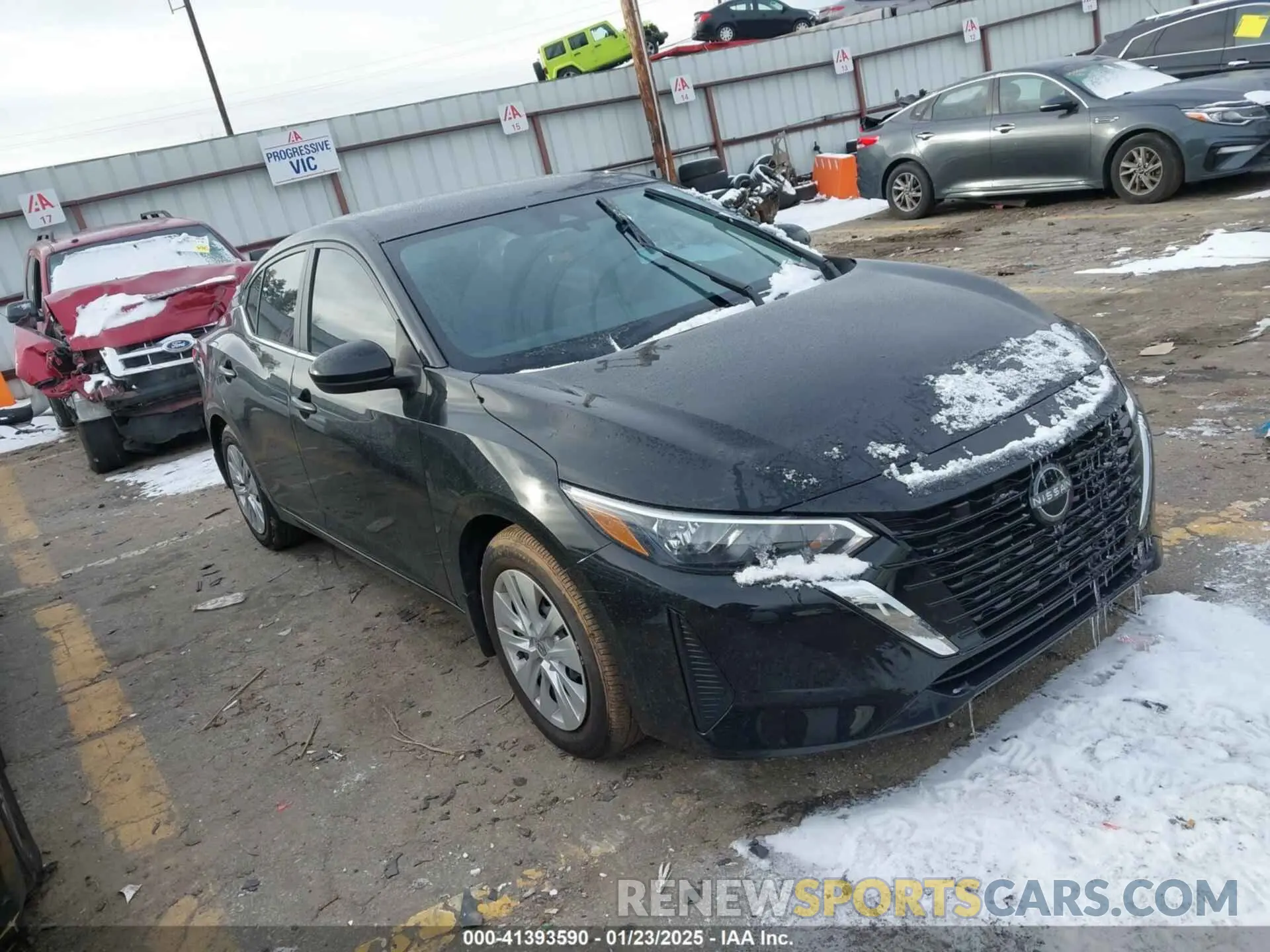 1 Photograph of a damaged car 3N1AB8BV1RY323923 NISSAN SENTRA 2024