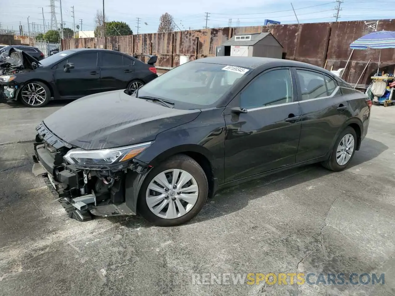 1 Photograph of a damaged car 3N1AB8BV2RY235107 NISSAN SENTRA 2024