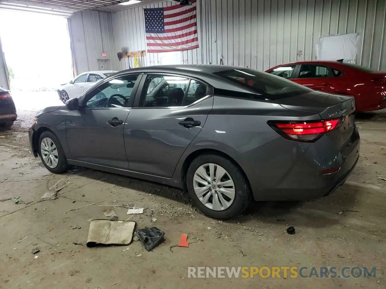 2 Photograph of a damaged car 3N1AB8BV2RY287157 NISSAN SENTRA 2024
