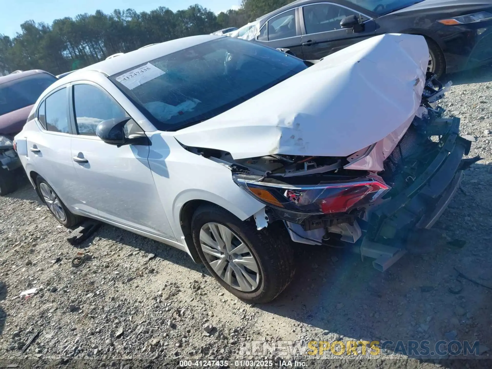 1 Photograph of a damaged car 3N1AB8BV3RY205873 NISSAN SENTRA 2024