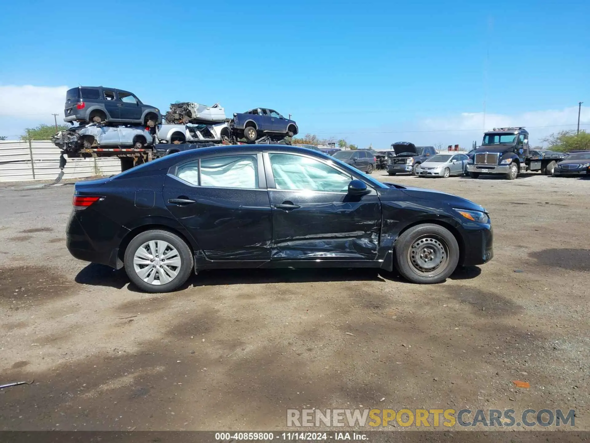 13 Фотография поврежденного автомобиля 3N1AB8BV3RY232197 NISSAN SENTRA 2024