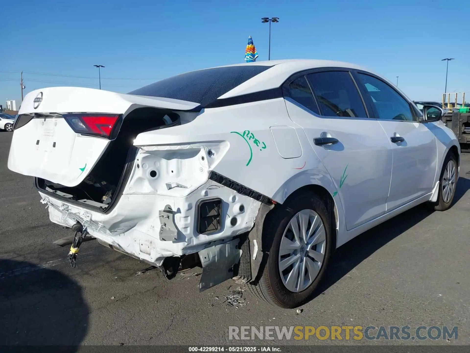 4 Photograph of a damaged car 3N1AB8BV3RY389728 NISSAN SENTRA 2024