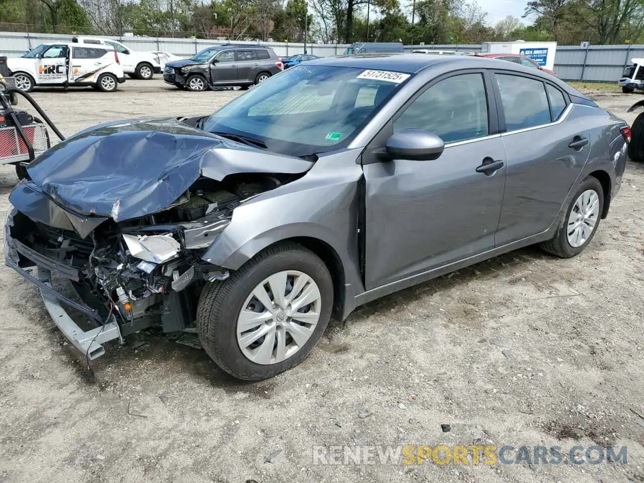 1 Photograph of a damaged car 3N1AB8BV4RY238946 NISSAN SENTRA 2024