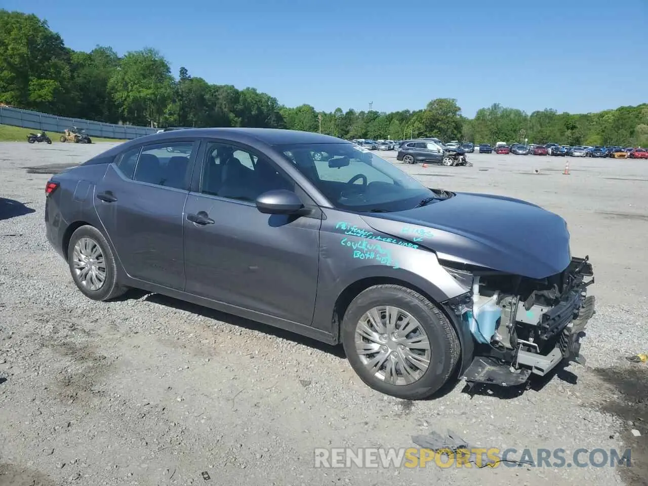 4 Photograph of a damaged car 3N1AB8BV4RY282381 NISSAN SENTRA 2024