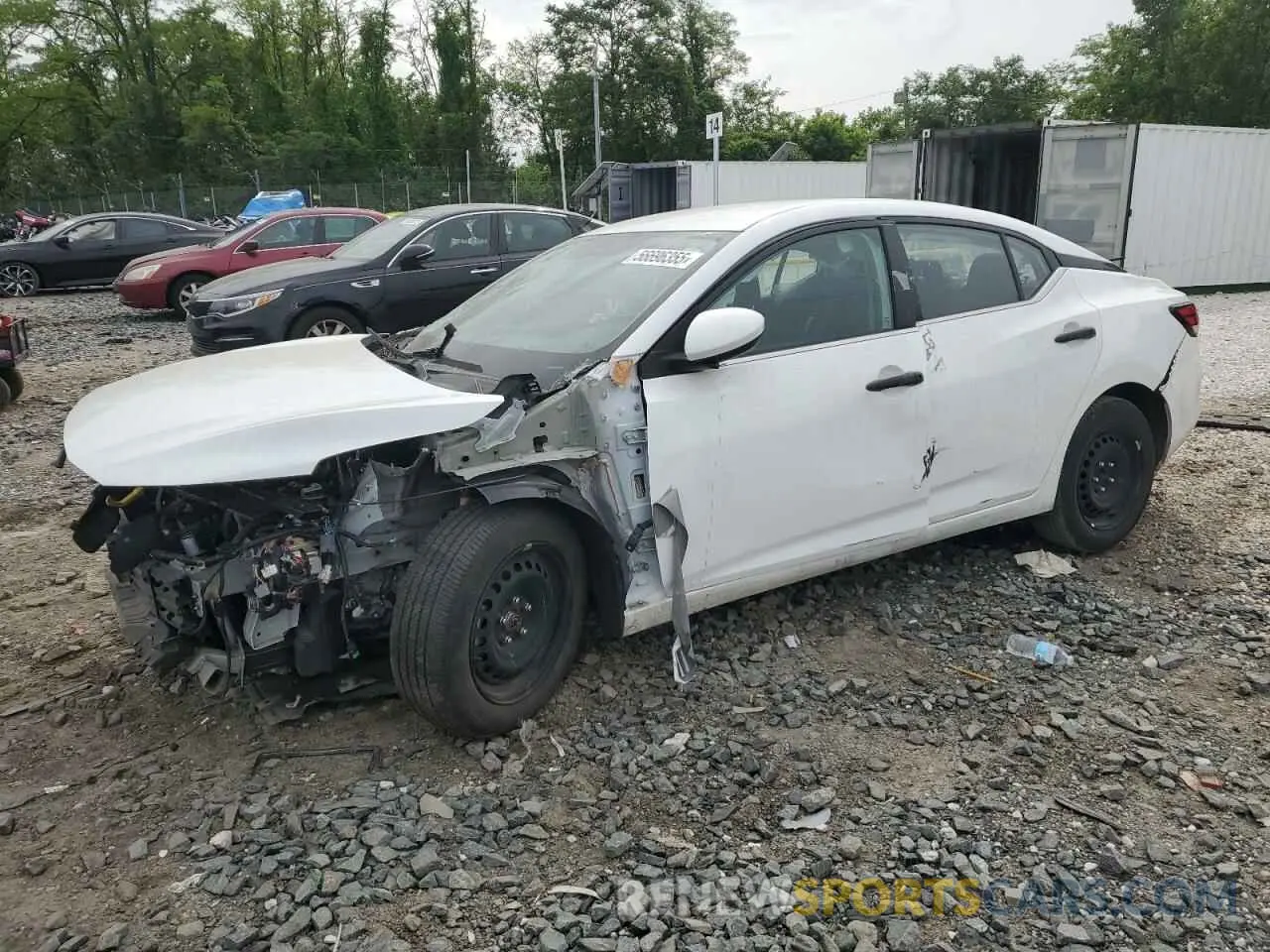 1 Photograph of a damaged car 3N1AB8BV5RY298704 NISSAN SENTRA 2024