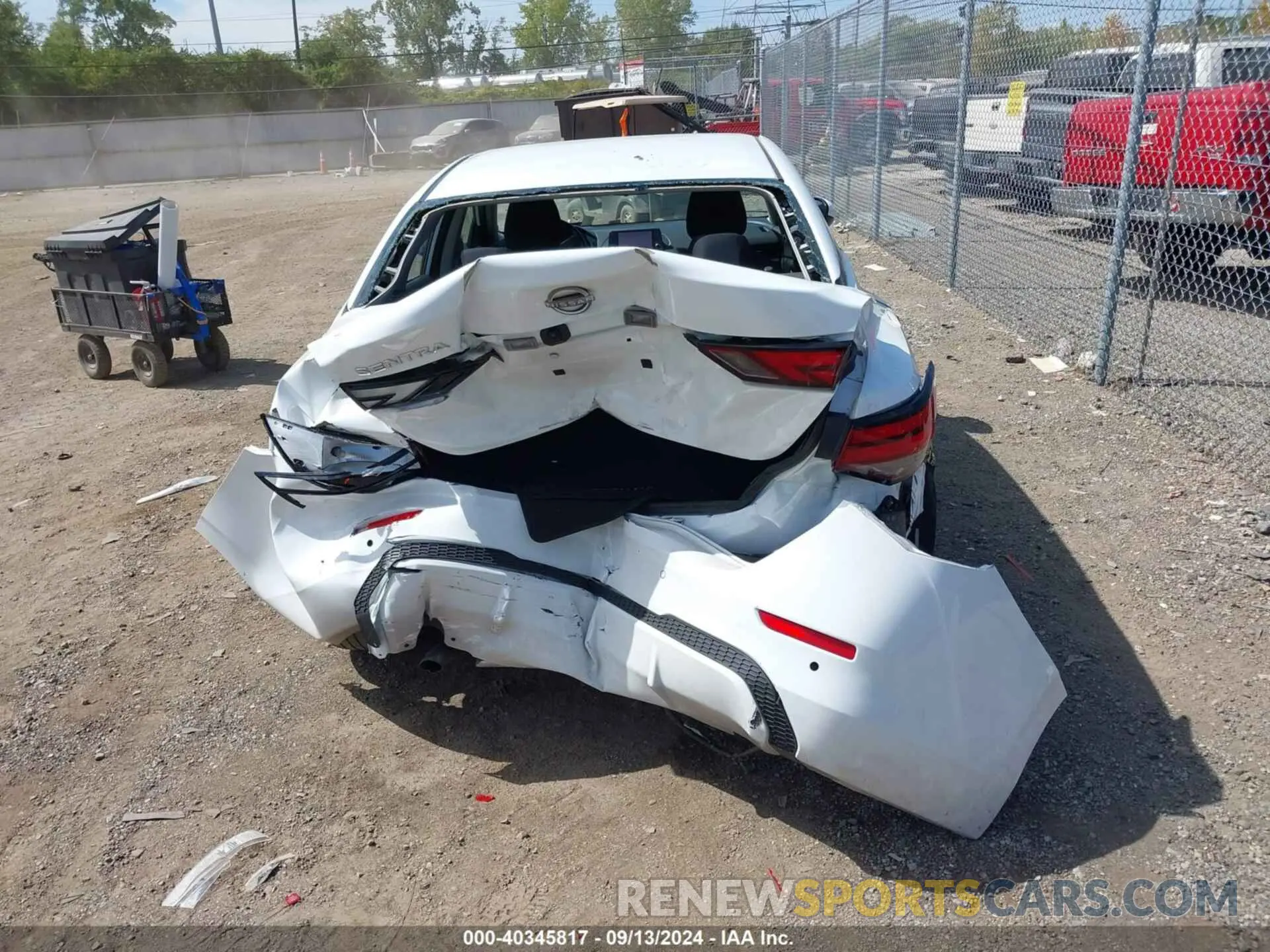 16 Photograph of a damaged car 3N1AB8BV6RY286562 NISSAN SENTRA 2024