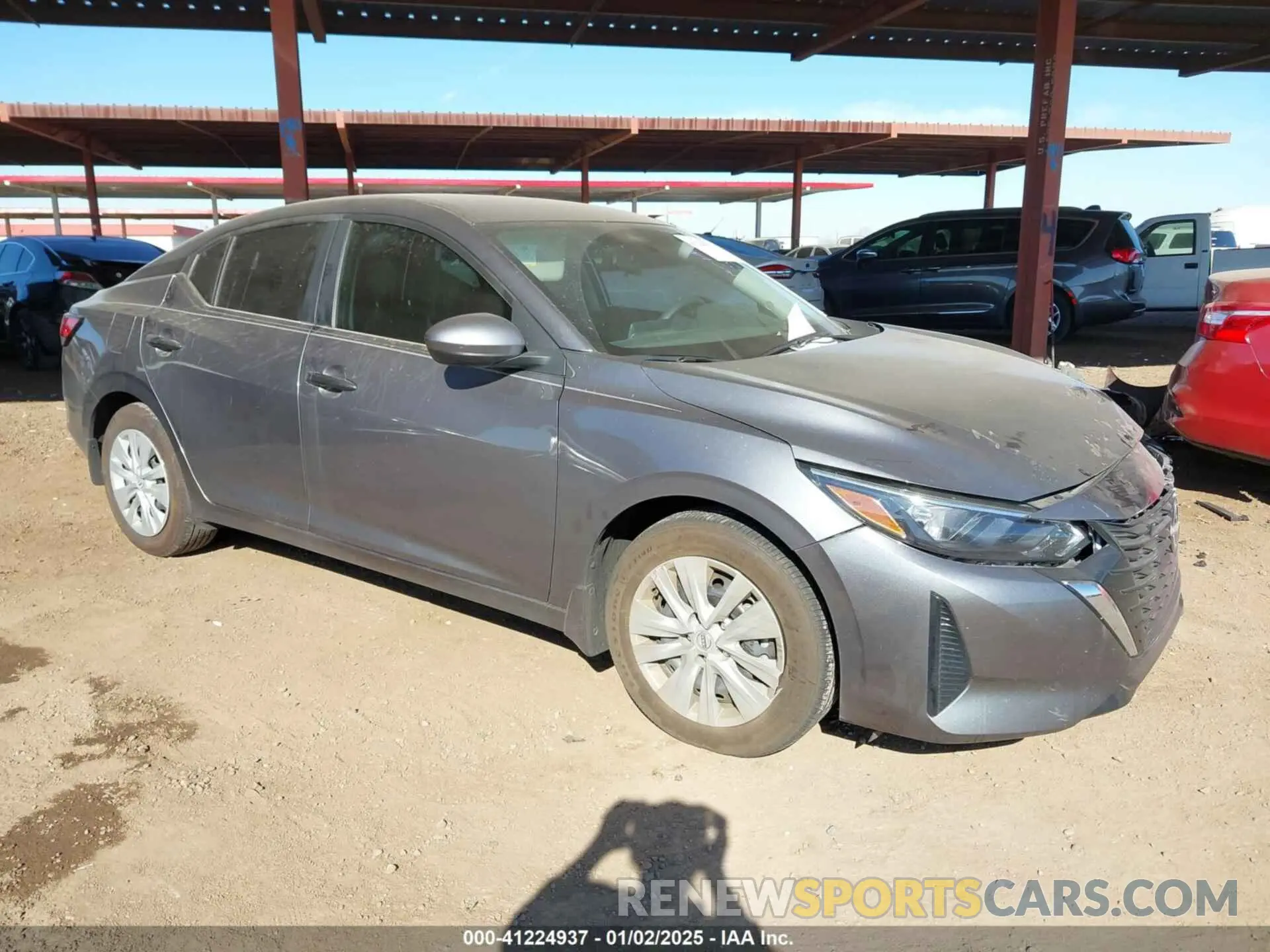 1 Photograph of a damaged car 3N1AB8BV6RY308155 NISSAN SENTRA 2024