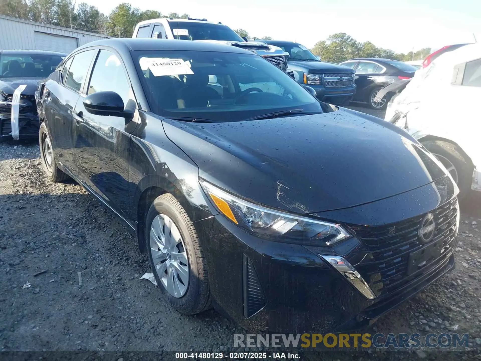 1 Photograph of a damaged car 3N1AB8BV6RY319530 NISSAN SENTRA 2024